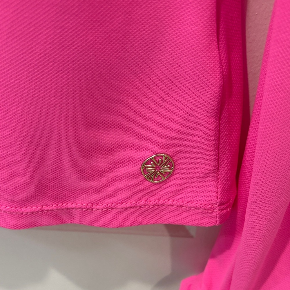 Lilly Pulitzer Hot Pink Long Sleeve Top - Picture 4 of 6